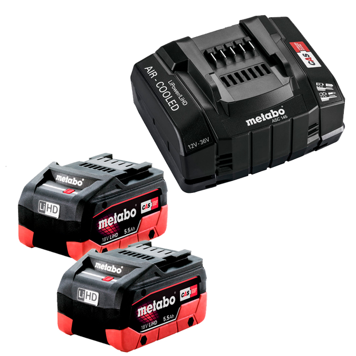 Комплект Metabo BASIC SET LiHD 2x5...
