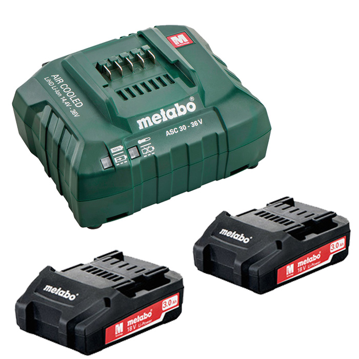 Комплект аккумуляторов Metabo Li-io..