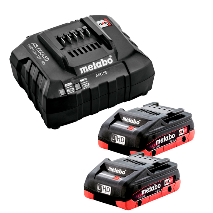Комплект Metabo BASIC SET LiHD 2x4...