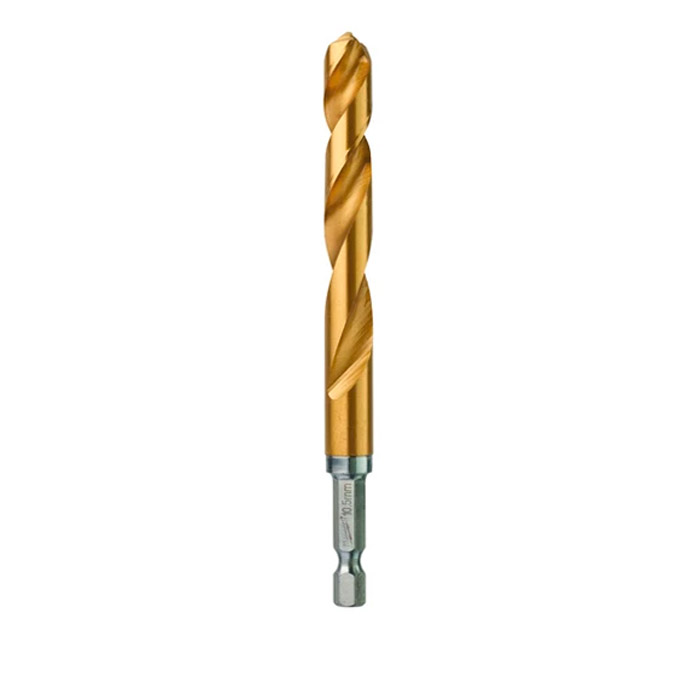Cверло MILWAUKEE HSS-G TiN Red Hex ..