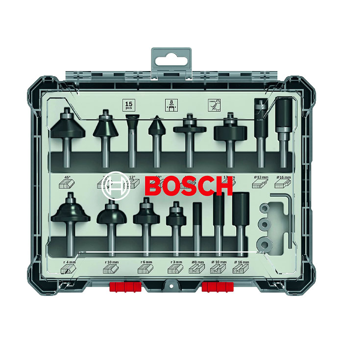 Set de freze pentru lemn Bosch..