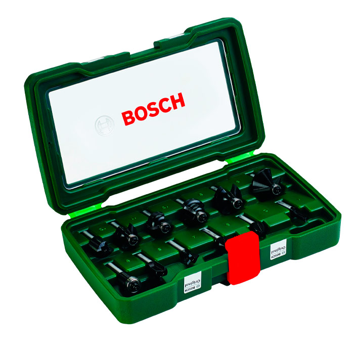 Set de freze pentru lemn Ø 8mm Bosc..